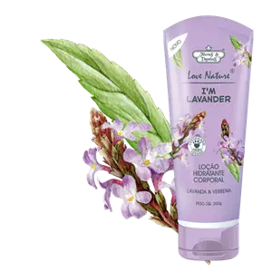 Imagem de Loção Hidratante Corporal Lavanda & Verbena Love Nature - 200g