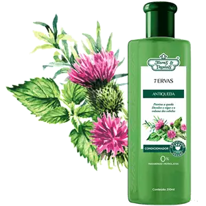 Imagem de Shampoo 7 Ervas Antiqueda -  Flores & Vegetais 310ml