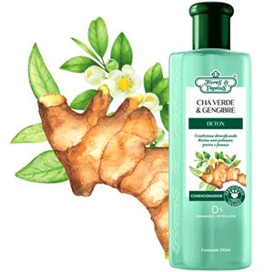 Imagem de Condicionador Chá Verde & Gengibre Detox - Flores & Vegetais 310ml