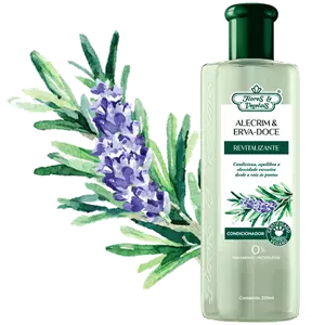 Imagem de Condicionador Alecrim & Erva-doce Revitalizante - Flores & Vegetais 310ml