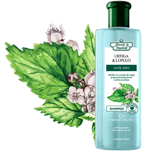 Imagem de Shampoo Urtiga & Lúpulo Anticaspa -  Flores & Vegetais 310ml